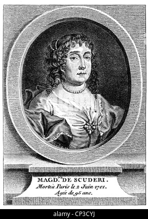 Madeleine oder Mademoiselle de Scudéry, 1607-1701, ein französischer Schriftsteller des Barock Stockfoto