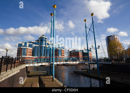 Salford Quays größere Manchester England uk gb Stockfoto