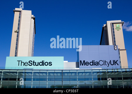 Media City UK Salford Quays an den Ufern des Manchester Ship Canal in der Nähe von Manchester Midlands England uk gb Stockfoto