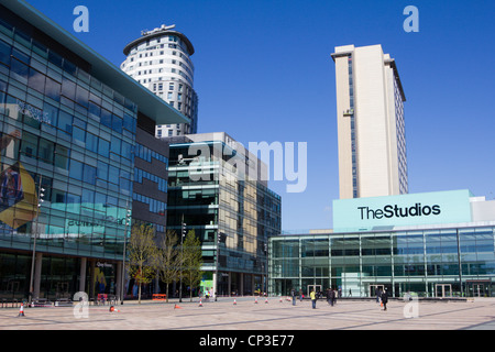 Media City UK Salford Quays an den Ufern des Manchester Ship Canal in der Nähe von Manchester Midlands England uk gb Stockfoto