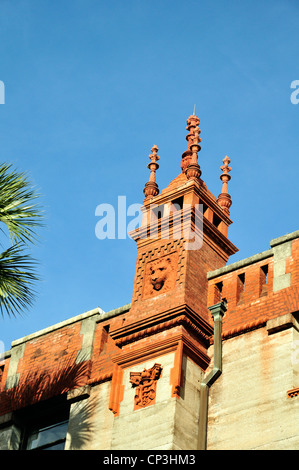 Turm des Lightner Museum, St. Augustine, Florida Stockfoto