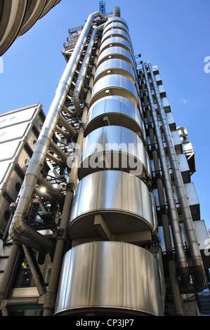 Lloyd's building, Lyme Street, City of London, London, Greater London, England, Vereinigtes Königreich Stockfoto