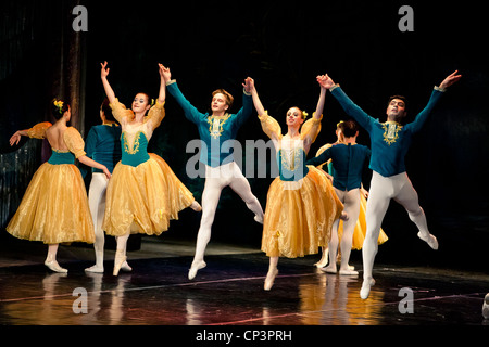 Besichtigung der großen Ballett - Stars von St. Petersburg Ballet Theater. Stockfoto