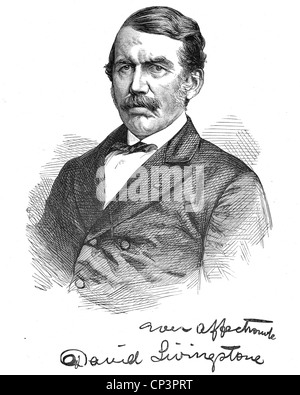 DAVID LIVINGSTONE (1813-1873), schottischer Missionar und Afrikaforscher Stockfoto