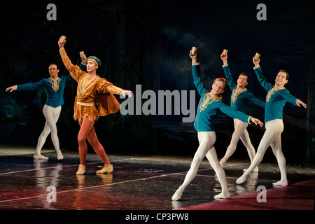 Besichtigung der großen Ballett - Stars von St. Petersburg Ballet Theater. Stockfoto