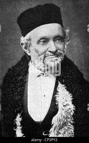 Weber, Wilhelm Eduard, 24.10.kr. - 23.6.1891, deutscher Physiker, Professor in Göttingen, 1.308, Porträt, Gravur, nach Fotografie, Ende des 19. Jahrhunderts, Stockfoto