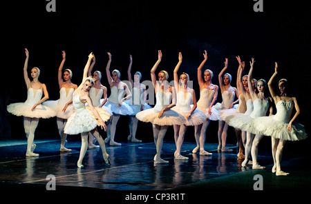 Besichtigung der großen Ballett - Stars von St. Petersburg Ballet Theater. Stockfoto