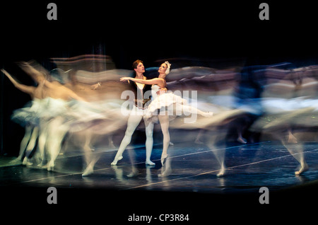 Besichtigung der großen Ballett - Stars von St. Petersburg Ballet Theater. Stockfoto