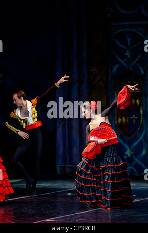 Besichtigung der großen Ballett - Stars von St. Petersburg Ballet Theater. Stockfoto