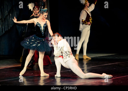 Besichtigung der großen Ballett - Stars von St. Petersburg Ballet Theater. Stockfoto