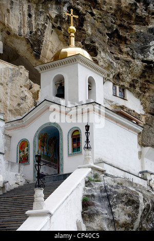 Ukraine - Krim - Bakhchisarary. Kirche Mariä Himmelfahrt (Dormition), gegründet im 8. Jahrhundert Stockfoto