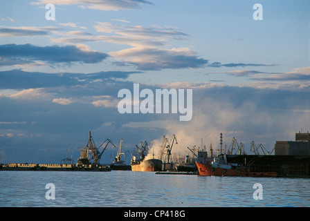 Griechenland - Mazedonien - Thessaloniki. Der Hafen Stockfoto