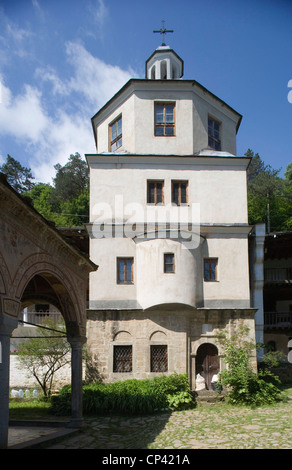 Bulgarien - Troyan. Kloster (gegründet im Jahre 1600). Kirche der Heiligen Jungfrau (1835) Stockfoto