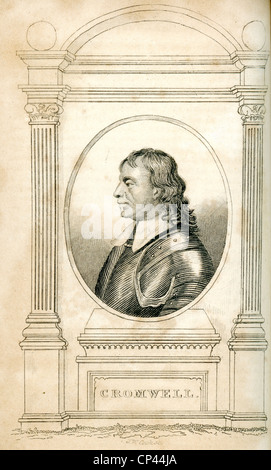 Porträt von Oliver Cromwell Stockfoto