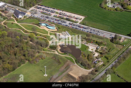 Luftbild RHS Garden Harlow Carr, Harrogate Stockfoto