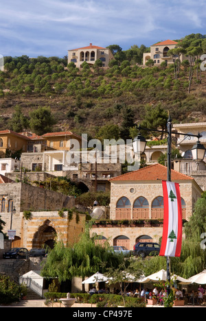 Osmanische Ära Stadt Deir al-Qamar, Chouf Berge, Libanon. Stockfoto