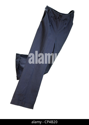 Ein Stillleben Schuss von Womens blaue Hose Stockfoto