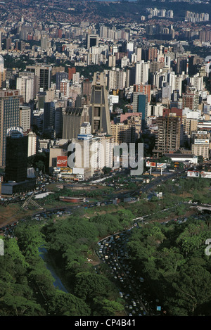 Venezuela - Caracas - Sabana Grande, die Gebäude der Innenstadt. Stockfoto