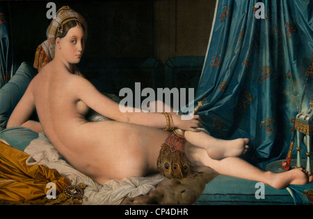 La Grande Odalisque große Odaliske 1814 von INGRES Jean Auguste Dominique Frankreich Französisch Stockfoto