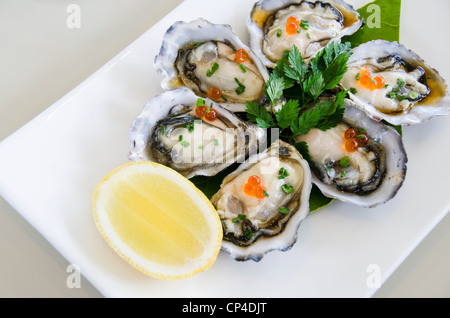 Te Whau Weingut und Restaurant, Waiheke Island, Neuseeland Stockfoto