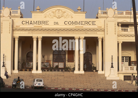 Senegal - Dakar. Die Handelskammer in Place de l'Indipendance. Stockfoto