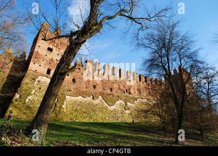 Mittelalterliche Burg, San Colombano al Lambro, Lombardei, Italien Stockfoto