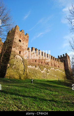 Mittelalterliche Burg, San Colombano al Lambro, Lombardei, Italien Stockfoto