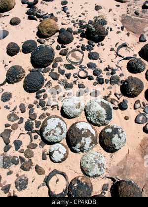 Moqui-Kugeln im Grand Staircase-Escalante National Monument, Utah Stockfoto