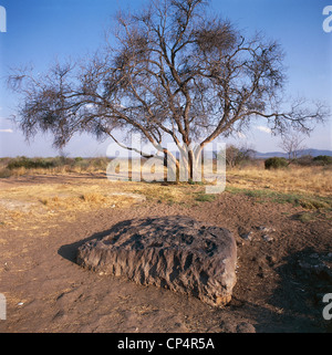 Namibia - Otjozondjupa - Grootfontein (große Quelle). Der Hoba Meteorit, der meisten "großen Sturz auf der Erde. Stockfoto