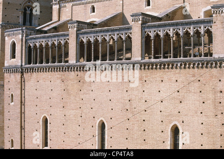 Abruzzen - Chieti. Die Kathedrale von San Giustino, Detail. Stockfoto