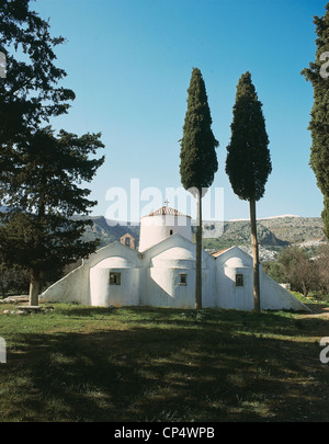 Griechenland - Insel Kreta - die Kirche der Panagia Kera in der Nähe von Kritsa Stockfoto