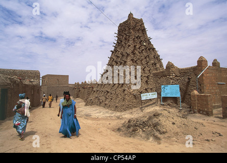 Mali - Timbuktu (oder Tombouctou Tombouctou). Die Moschee islamische aus dem fünfzehnten Jahrhundert (Weltkulturerbe der UNESCO, 1988). Stockfoto