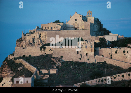 Puglia - Tremiti - San Nicolas Insel, der Rock. Stockfoto