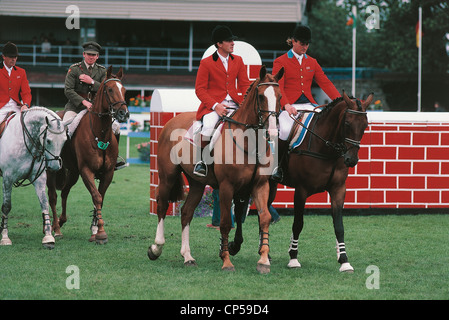 Irland - Dublin Horse Show Aga Khan Trophy Stockfoto