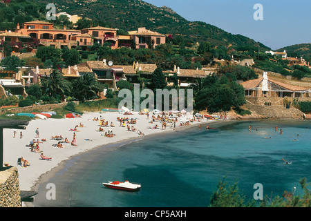 Sardinien - Pevero Golf (oder Golf Pero) Strand. Stockfoto