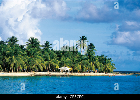 Sainte-Anne Guadeloupe Caravelle Beach Club Mediterranee Stockfoto