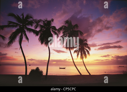 Martinique (Übersee-Departement Frankreichs) - Les Salines. Der Strand. Stockfoto