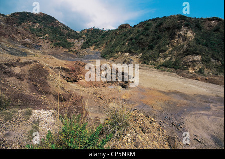 Toscana Elba Rio Marina Alteisen Mine Stockfoto