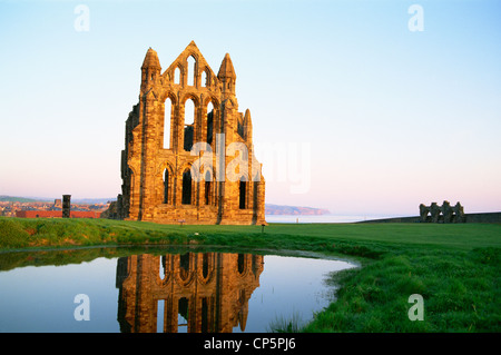 England, North Yorkshire, Whitby, Whitby Abbey Stockfoto