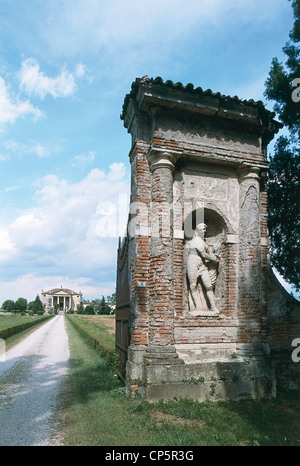 VENETO - Vancimuglio (VI). VILLA DA PORTO RIGO CHIERICATI, Architekt Andrea Palladio, XVI. Jh. Stockfoto