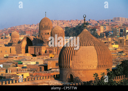 Ägypten Kairo CITY ' VIEW OF THE DEAD mit den Gräbern der Kalifen Stockfoto