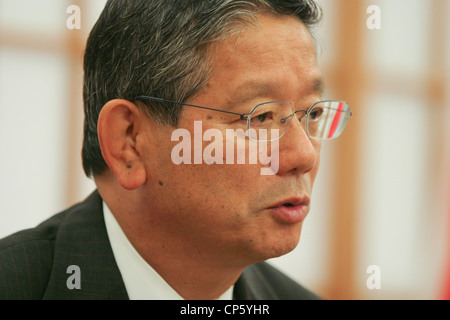Nobutaka Machimura, liberale demokratische Partei Politiker, ehemaliger Außenminister, Tokio, Japan. Stockfoto