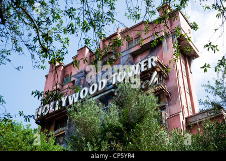 Hollywood Tower Hotel in Disneys Hollywood Studios. Stockfoto