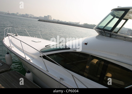 Toyota 'Ponam 45' Yacht in Tokyo Bucht, Japan. Stockfoto