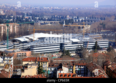 Eine Ansicht von Turin, Italien, von der Mole Antonelliana Stockfoto