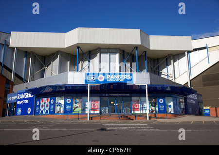 Ranger-Megastore im Ibrox Stadion der Rangers fc Glasgow Schottland, Vereinigtes Königreich Stockfoto