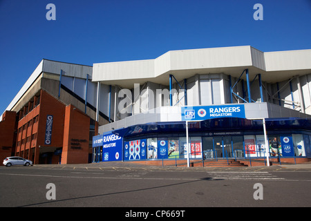 Ranger-Megastore im Ibrox Stadion der Rangers fc Glasgow Schottland, Vereinigtes Königreich Stockfoto