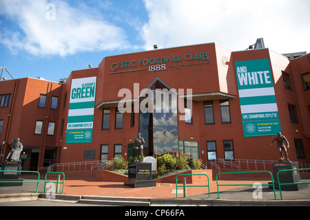 Celtic Park Parkhead Stadion des Glasgow Celtic FC Scotland UK Stockfoto