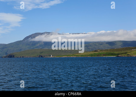 Ben Mor Coigach mit Cloud wogenden abseits des Berges Stockfoto