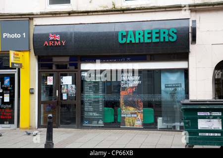 britische Armee Karriere Rekrutierungsbüro Stirling Scotland UK Stockfoto